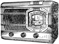 Внешний вид радиоприемника 'АРЗ-54'